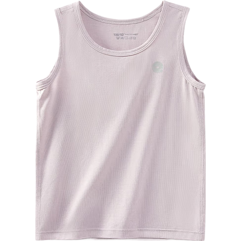 Q21 Tencel Moisture-Wicking Children's Undershirt Vest, Antibacterial, Summer Thin Style, Class A Sleeveless, for Boys And Girls, Inner And Outer Wear, Breathable