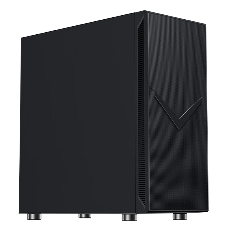 SAMA Black Hole 7 Max Black Desktop Computer, Business Office Quiet Case, Three-Sided Sound Absorption/Noise Reduction, E-ATX Motherboard, Dual 360mm Water Cooling Positions, Supports 50 Series Graphics Cards