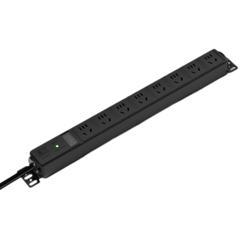 DEMUPDU Surge Protector Power Strip/Extension Cord/Power Board DM-10AX Black 1.5mm² 1.8m