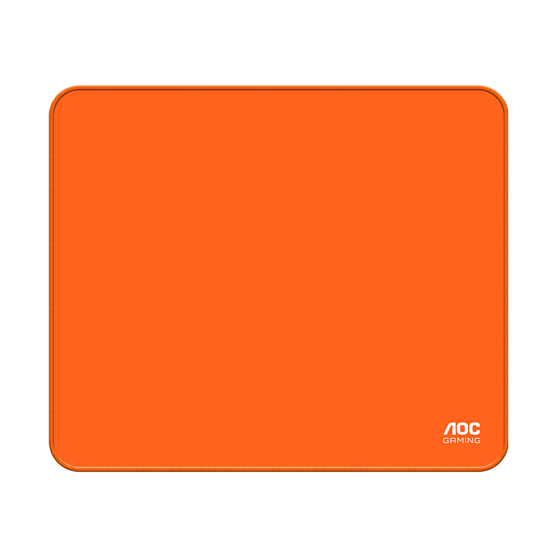 AOC Gaming Mouse Pad, FPS Smooth Gaming Special Micro-Velvet Woven, 360*300*5mm Thickened Sinking Edge, GP500Y/93 Orange