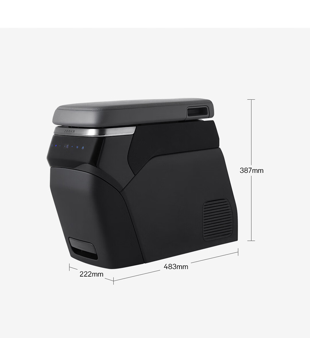 Jike Car Refrigerator, Jike 7X Exclusive Dual-Effect Temperature Control Smart Operation Long-Term Freshness Preservation, Black And Gray Color 11