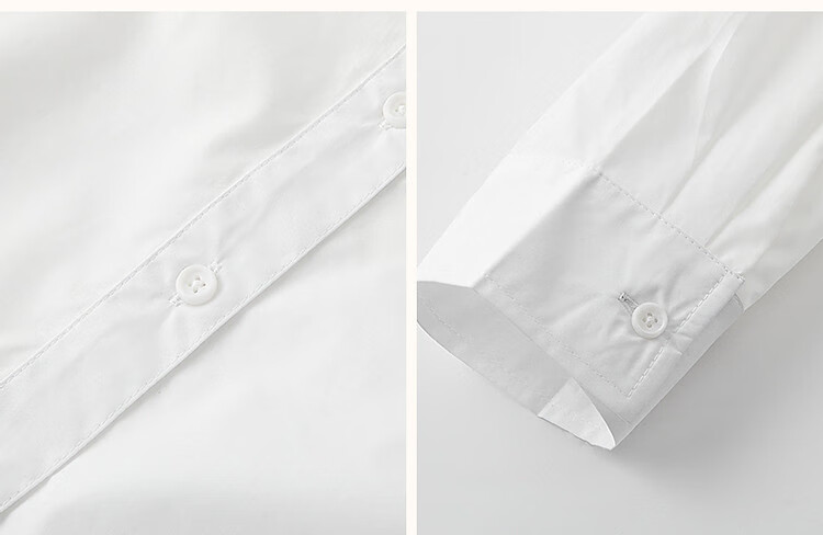 Dme [Moonlight Night Song] Spring And Autumn Gentle Pure Cotton Shirt with Lapel, Lace Trim, Patchwork Short Blouse Women's Top 7