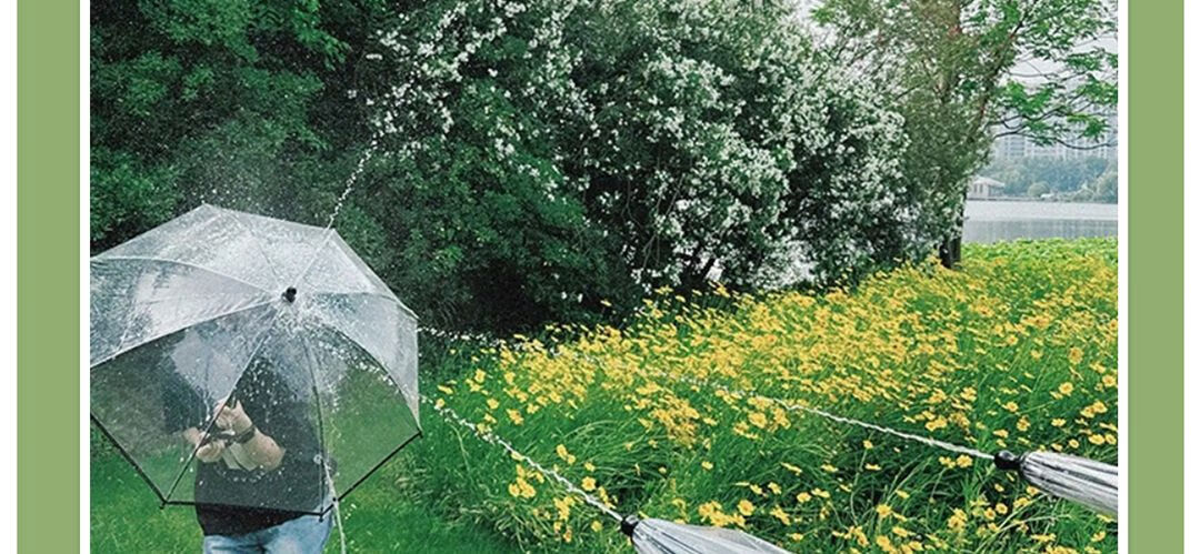 ENGMARSS Transparent Umbrella Water Gun Toy, Water-Spraying Battle Equipment for Water Fights And Rafting Activities 13