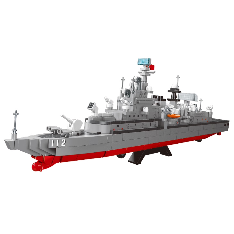 Senbaojimu Military Assembly Harbin Destroyer Model Ornament Toy, Birthday Gift for Boys