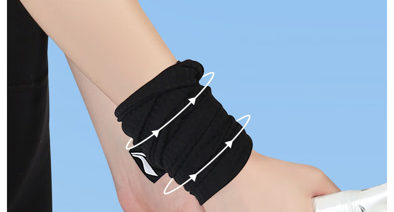 Li-Ning Sweat Wiping Towel Sports Wristband Women Cooling Sweat-Absorbing Quick-Dry Running Wrist Towel Fitness Wristband Summer 20