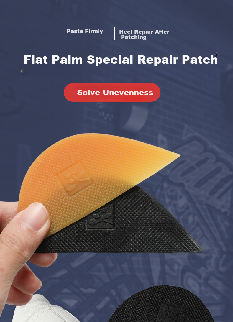 FOOTOPPO Heel Repair Patch, Shoe Sticker, Anti-Slip Sole, Sports Anti-Friction Patch, High Heel Shoe Heel Wear-Resistant Sound-Absorbing Repair Tool 1