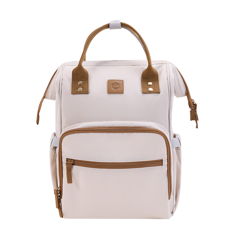 JD Original Mami Multifunctional Maternity And Baby Outdoor Handheld Backpack, Mom Bag, Lightweight Large Capacity Multifunctional, Light Coffee