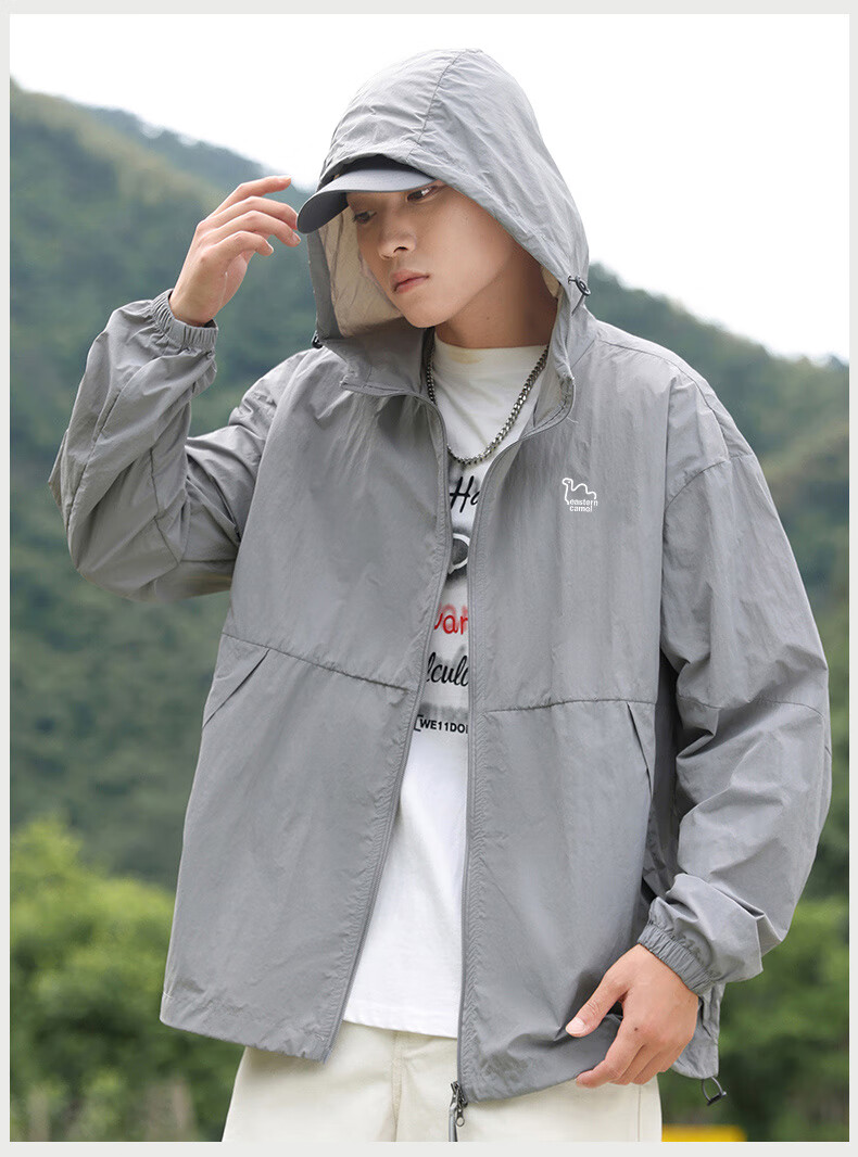 EASTERN CAMEL Couple's Sun Protection Clothing, Men And Women Summer UPF100 UV-Resistant Sun Protection Fishing Jacket, Men's White, 3XL 18