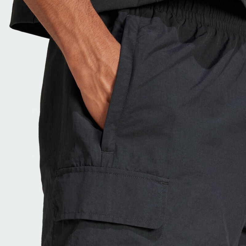 Adidas Trefoil Series, Men's ESS WVN SHORTS Shorts, JD0406, Black, Size S 5
