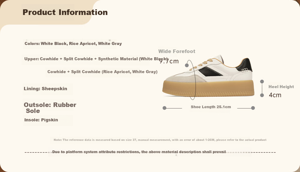 73Hours Celebrity-Inspired Women's Shoes, New Casual Style for Travel, Color-Block Platform Round-Toe Dexun Shoes, Fashionable 2