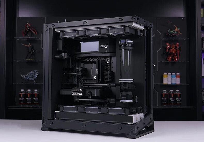 PHANTEKS NV9 White Frameless Full-View Seaview Computer Case (Dual 420/480 Water Cooling, EATX/SSI-CEB, ARGB Dual Channel Lighting Control, Type-C) 29
