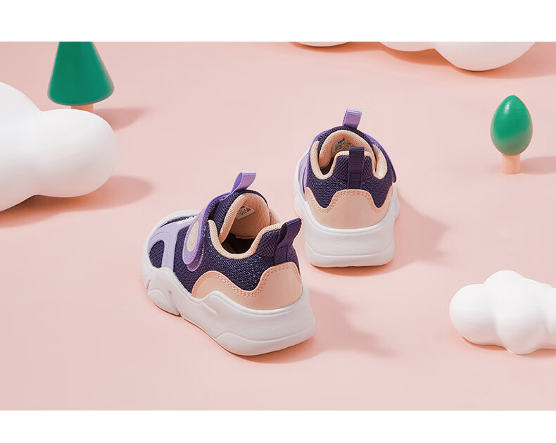 361° Kids Children's Sports Shoes Size 25 Lightweight Soft Elastic Toddler Walking Shoes Baby Shoes Pink 25 8