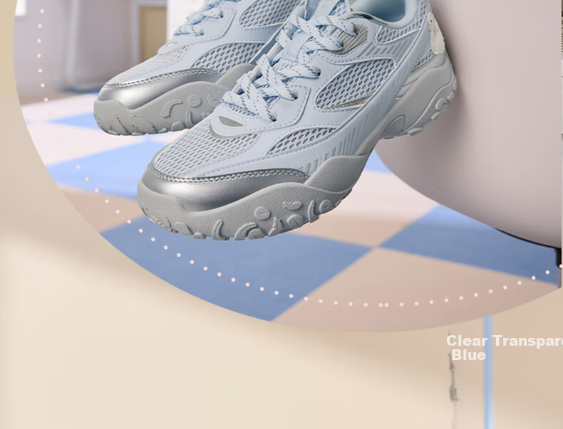 361° Women's Sports Shoes, Spring And Summer Swan Shoes, Mesh Upper, Retro Commuter Style, Thin-Soled Casual Shoes, 682526763-1 27