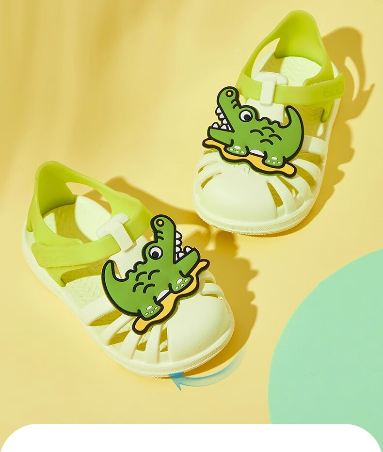 Katetu Children's Perforated Shoes, Boys' Sandals, Summer Girls' Water Stepping Quick-Drying Beach Shoes, Baby Slippers XBI76 7