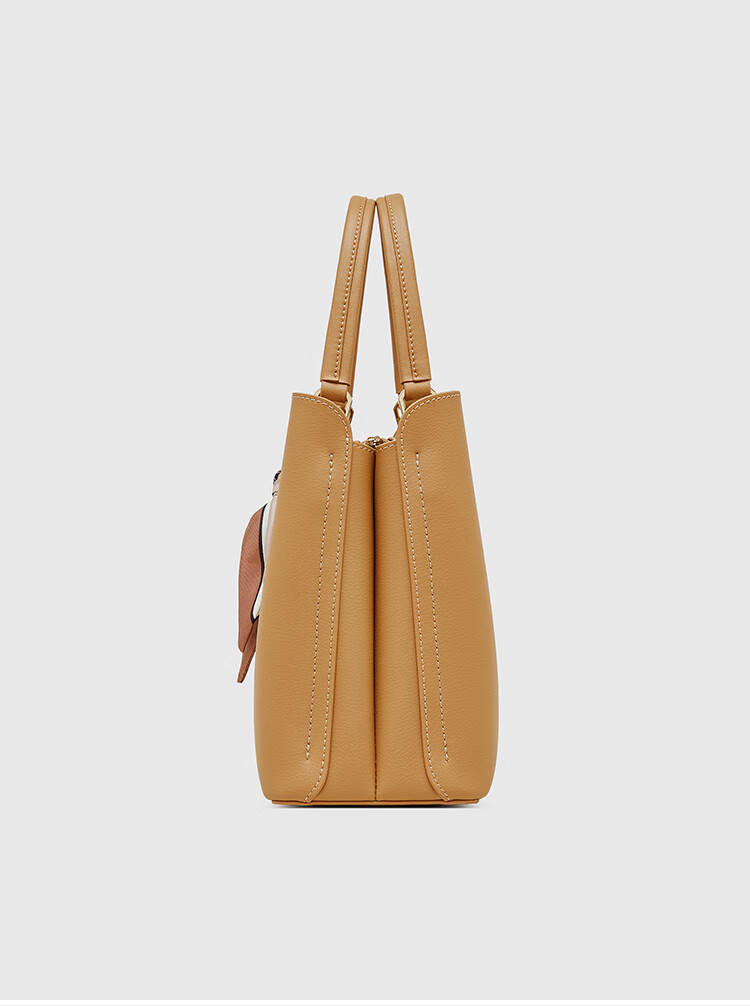 Pierre Cardin Women's Handbag, Tote Bag, Shoulder Bag, Crossbody Bag, Commuter Bag, Mom Bag, Holiday And Birthday Gift, Brown, with Free Gift Box 7