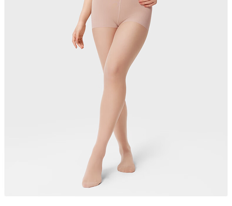 Guniangjia 0D Micro-Compression Tummy Control Butt Lift Sheer Anti-Snag Nude Leg Effect Pantyhose Women's Skin Tone Thin Tights 1