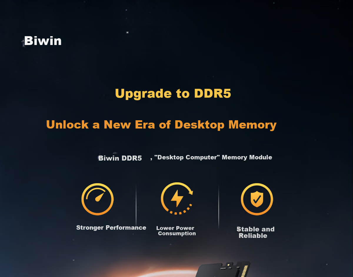 BIWIN 16GB DDR5 5600 Desktop Memory Module, U DIMM (Random Packaging: New Or Old) 2