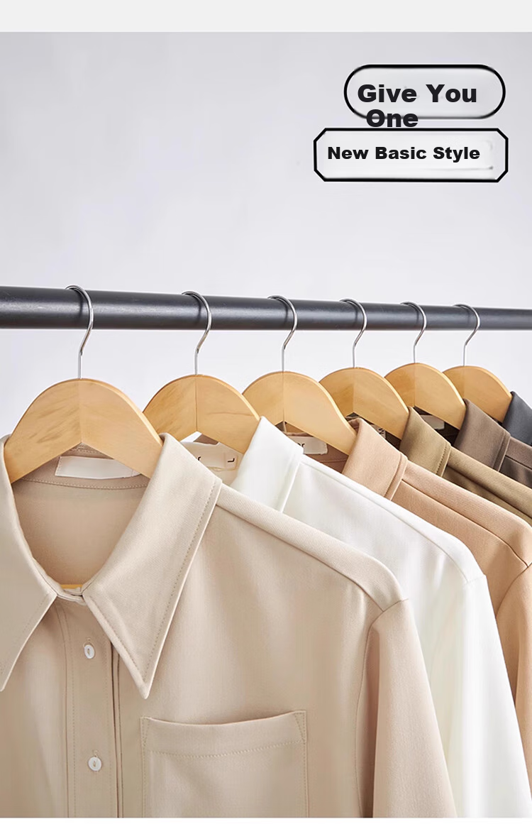Bodexiaojie Off-White Layered Blouse for Women, Elegant Interview Commuter Top, Professional Suit Inner Wear Shirt 7