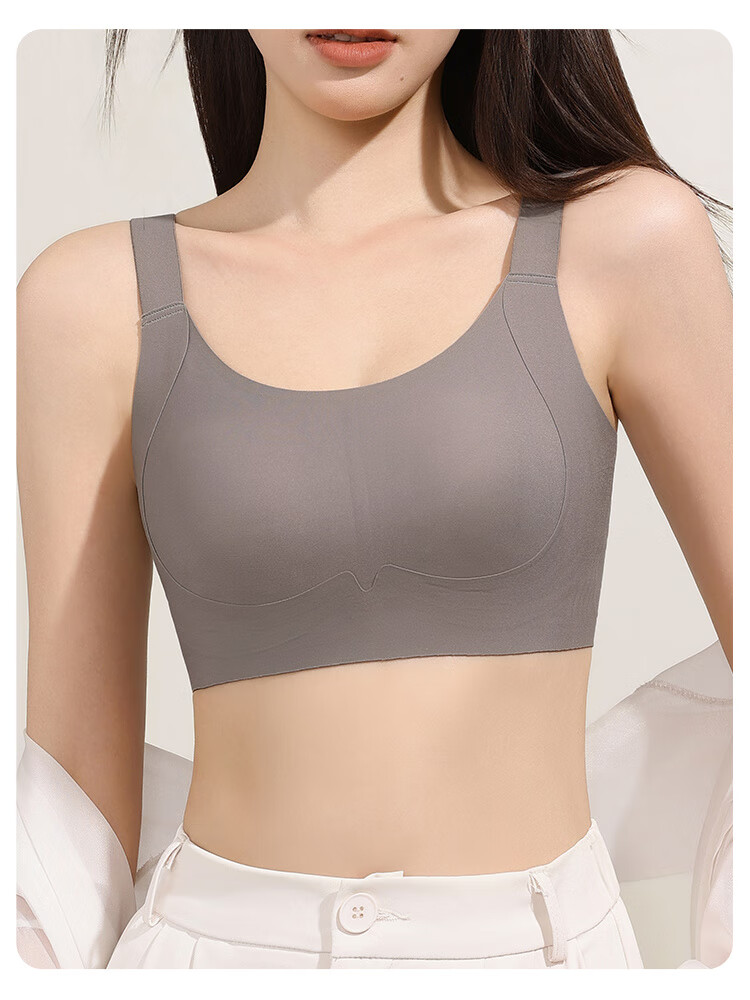 GRACEWELL Spring And Summer Large Bust Minimizer Rabbit Ear Cup Thin Bra for Women, High Side Support, Side Boob Control, Anti-Sagging, Wireless Brassiere 20