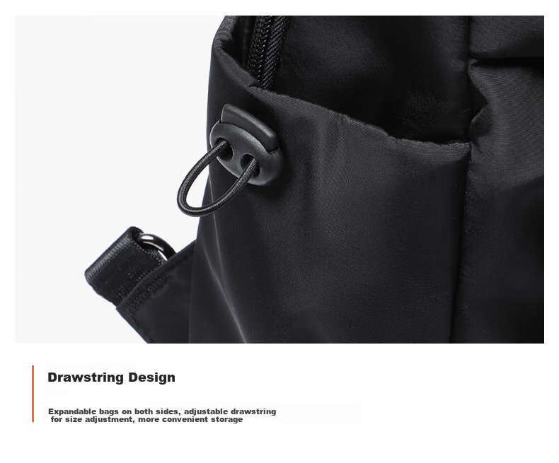 Viney Men's Bag, Fashionable Crossbody Bag, Korean-Style Versatile Shoulder Bag, Simple Oxford Cloth Travel Backpack, Trendy Sports Brand 13