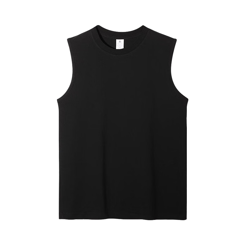 Free Style Pure Cotton Vest Men Summer Loose Sleeveless T-Shirt Solid Color Innerwear Base Layer Sports Fitness Tank Top
