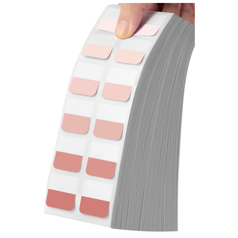 JONEVEE Peach Oolong Medium Index Sticky Notes 120pcs Transparent Writable Label Stickers Stationery Memo Tags Error Classification GP1012 (Minimum Order 2)