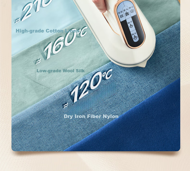 Morphyrichards Three-Fold Folding Iron Stand Garment Steamer Home Handheld Ironing Machine Steam Electric Iron Sterilization Dust Mite Removal Folding Storage Pulse Pressure Boosting Steam Ironing Table MR2035 7