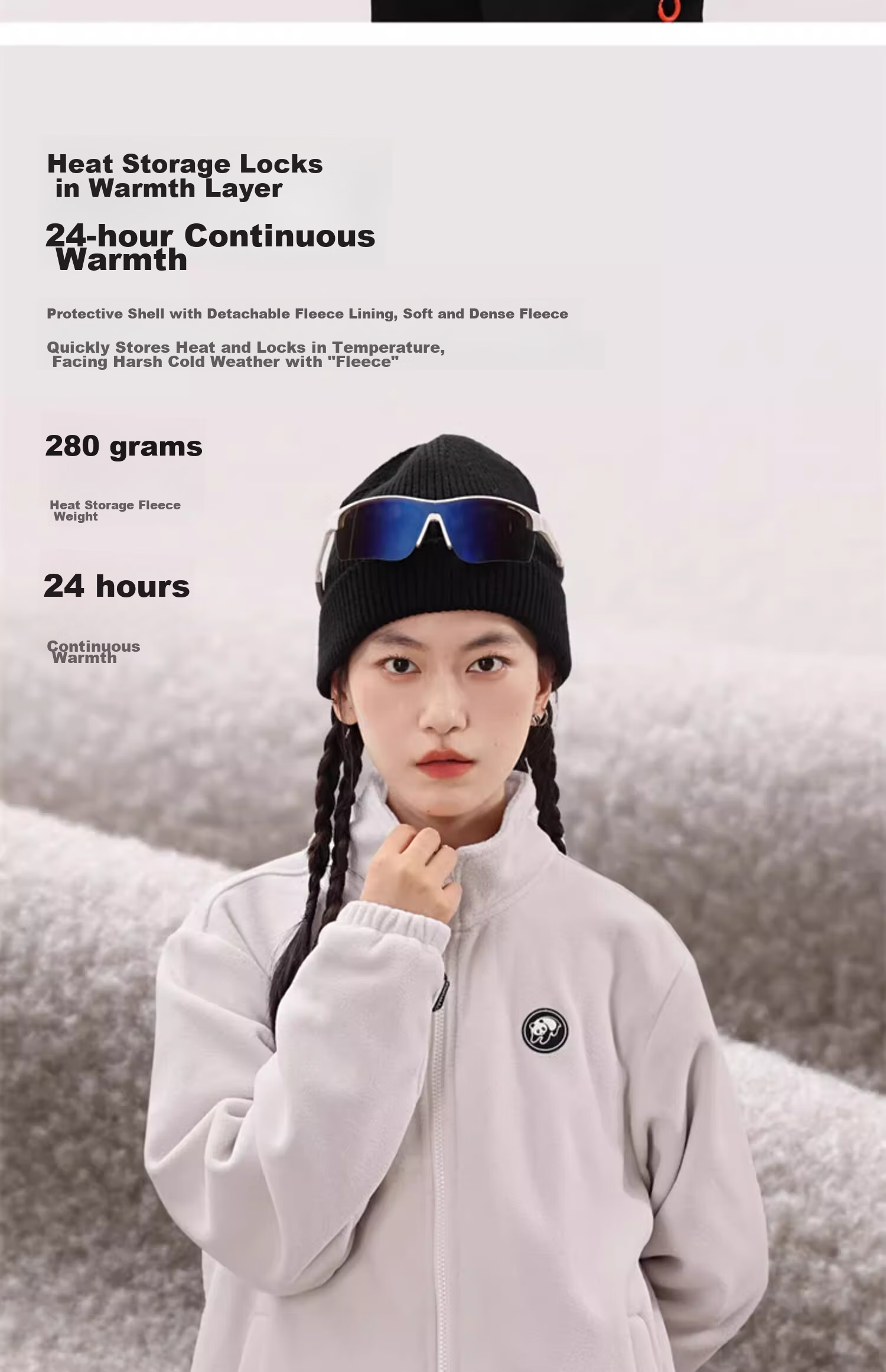 CAMEL Panda Three-In Outdoor Waterproof And Windproof Jacket for Men And Women, Autumn And Winter Hiking And Mountaineering Coat 1641 14