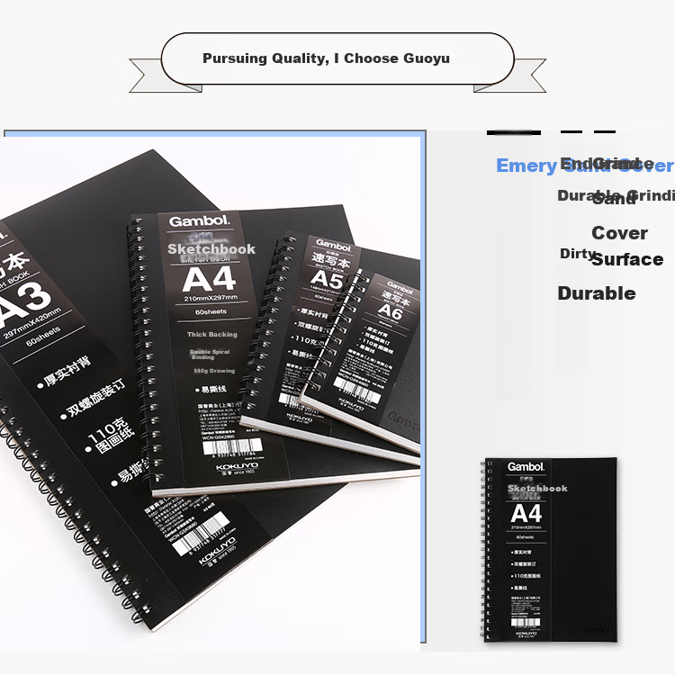 KOKUYO Gambol Student Office Spiral Notebook, A4 Size, 60 Sheets, WCN-GSK2660 2