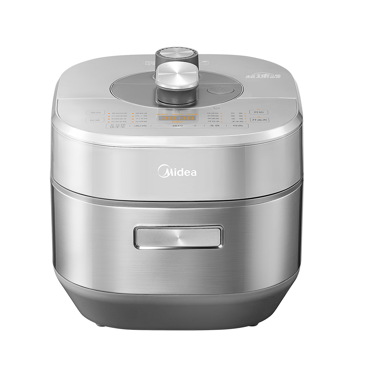Midea Electric Pressure Cooker, 6L, Three-Dimensional IH Heating, Double Steel Inner Pot, 24-Hour Smart Reservation, 6-Minute One Dish, High-Pressure Cooker MY-S6177K [ZMD Safe Series]