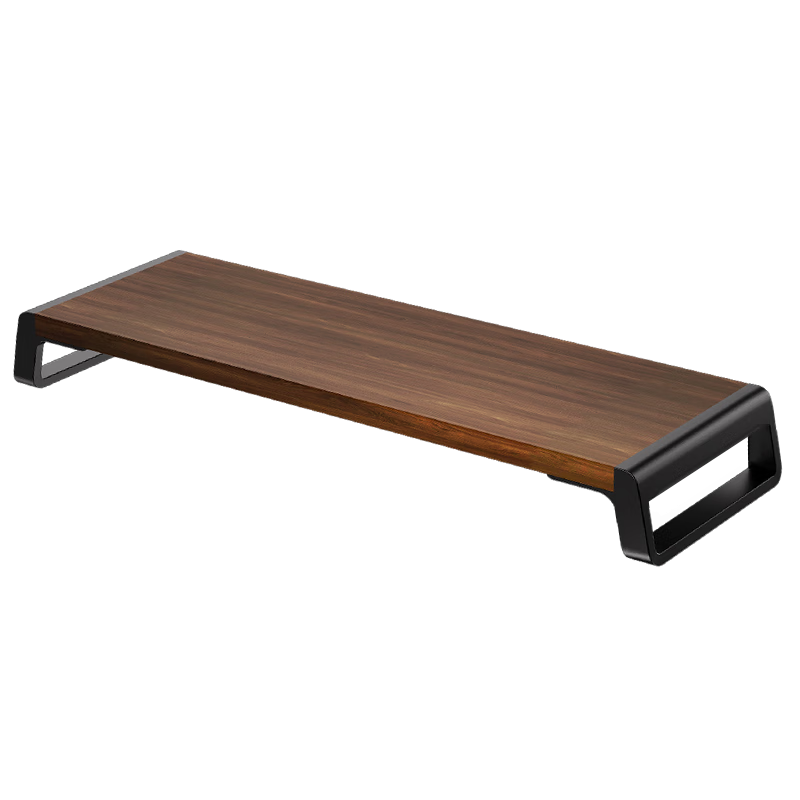 NVV Monitor Riser Stand, Desktop Computer Support, Desk Pad Heightener, Office Laptop Stand, Desktop Base, NP-26 Walnut Brow