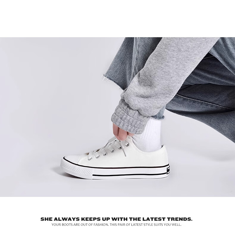 Warrior Official Canvas Shoes Men's Spring and Autumn Breathable Casual Couple Sneakers Sports Shoes for Men 18