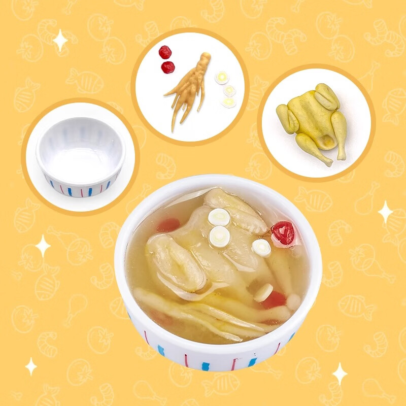 Maggic Seed Children's Toy, DIY Craft Kit, Realistic Mini Food Toys, Girls' Toys, New Year Gift, Little Chef