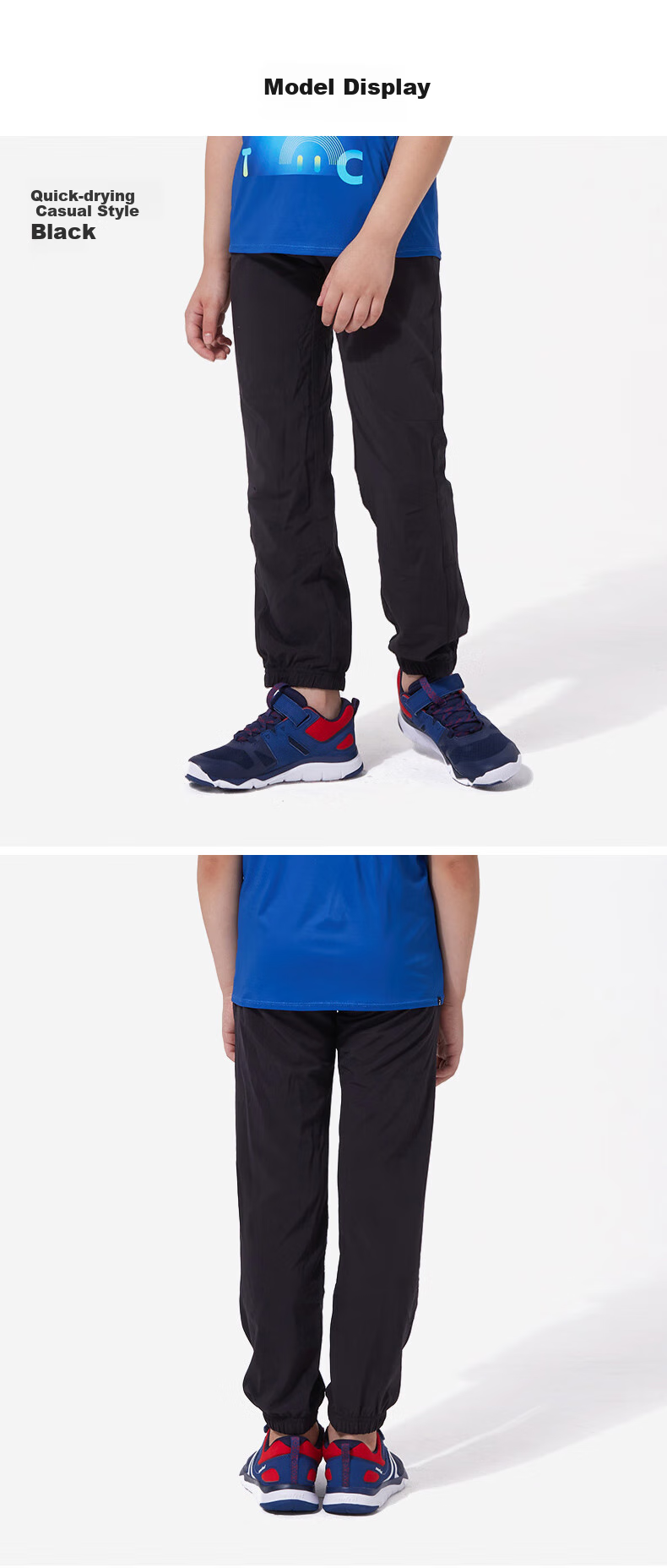 DECATHLON Children's Pants Youth Boys And Girls Lightweight Loose-Fitting Athletic Trousers-2876937 6