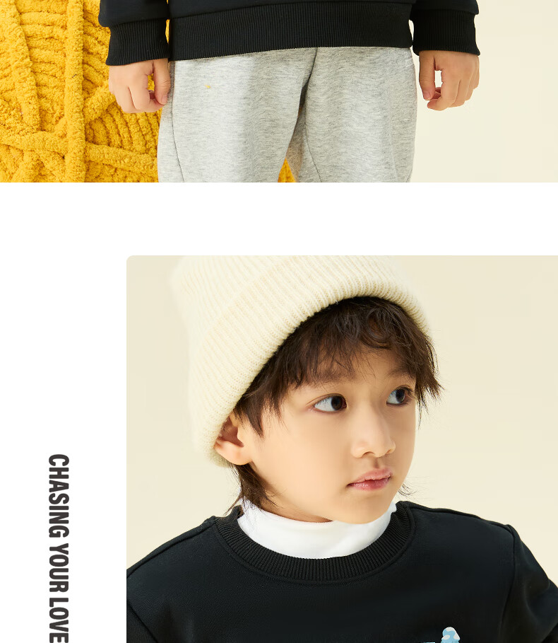 361° Kids Hoodie Autumn Winter 25 Fleece Lined Pullover Sweatshirt for Boys and Girls Ages 3-14 Blue 170 50