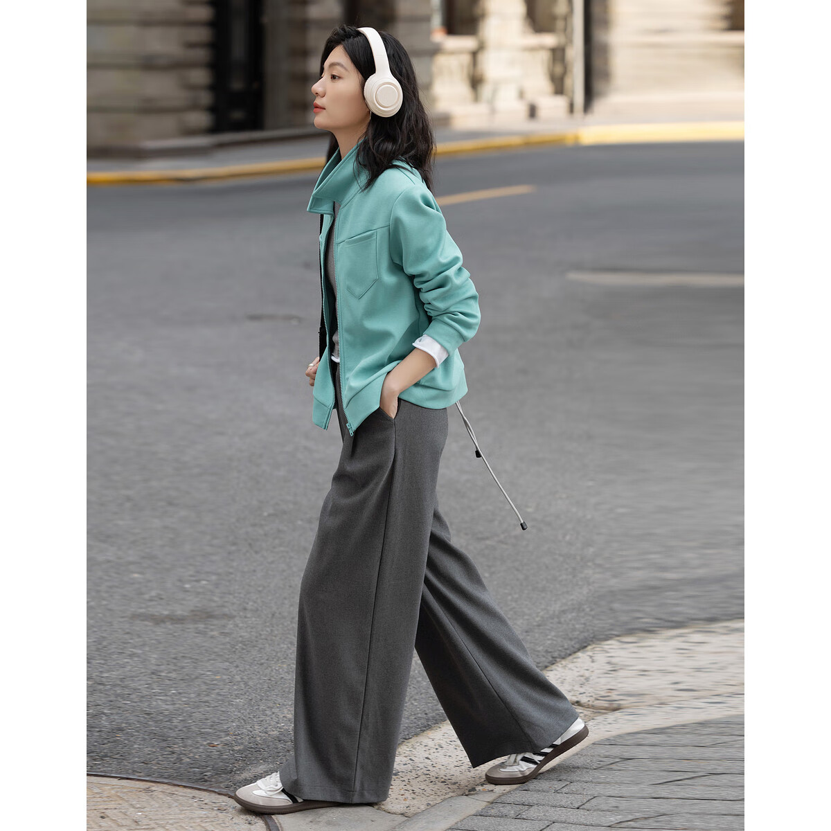 Dme [Light Oxygen Cloud Cotton] Spring Fashion Korean Style Textured Lapel Pocket Loose-Fitting Slimming Versatile Women's Jacket