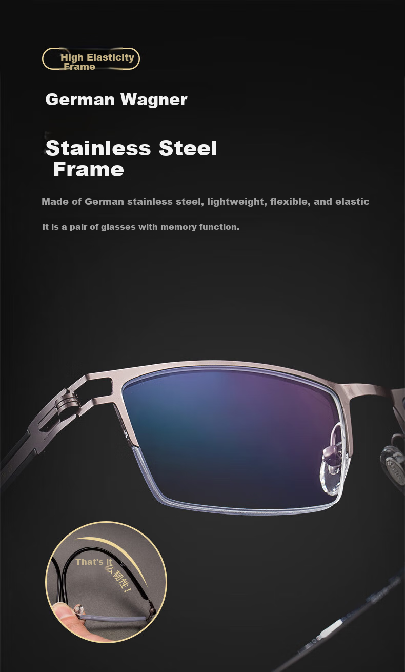ARNO FOCUS ON YOUR EYES Reading Glasses for Men, Anti-Blue Light, German Imported, Fashionable Ultra-Light Women's High-Definition Presbyopic Glasses A1036 300 Degrees 4