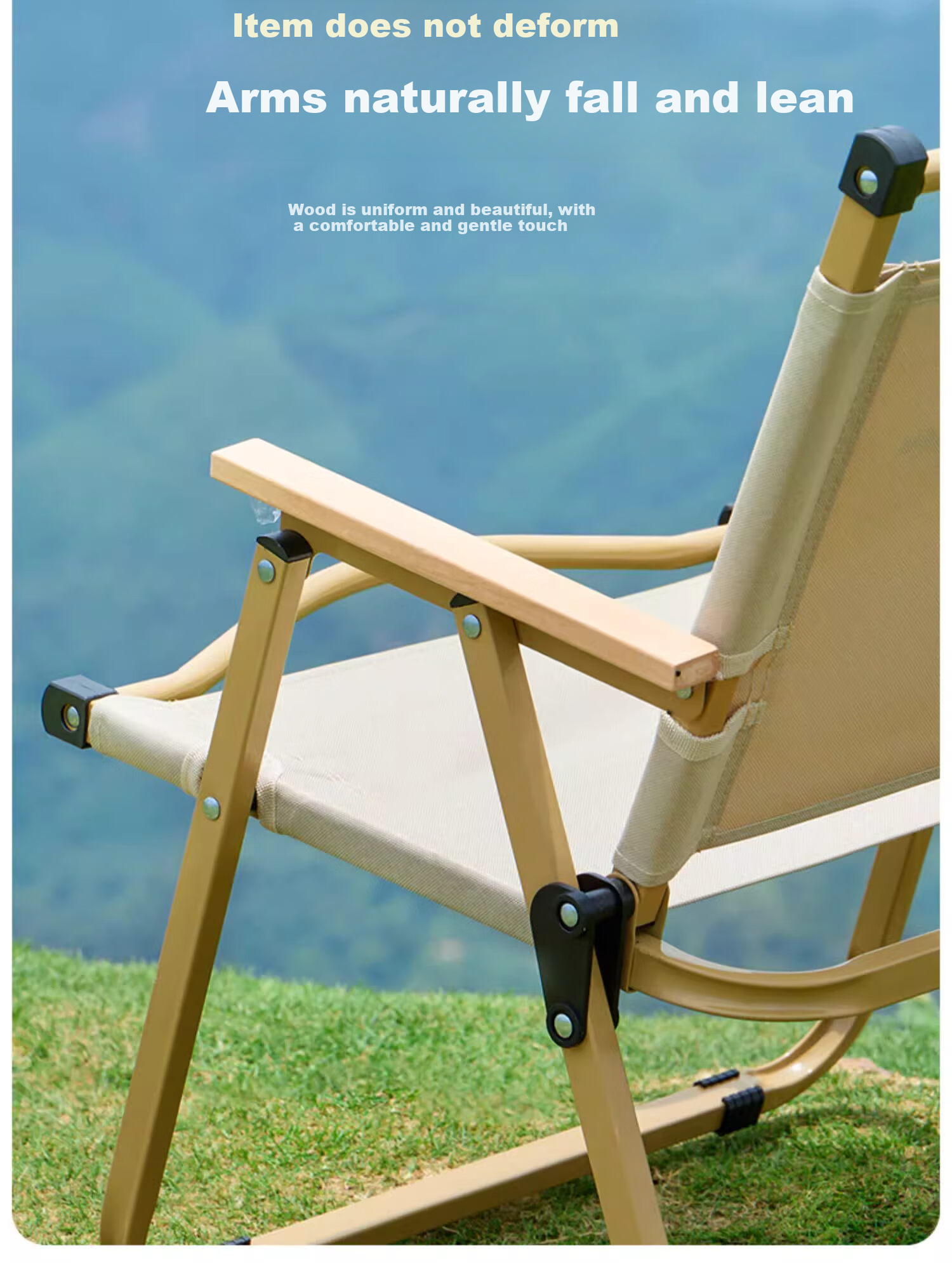 CAMEL Outdoor Kamilite Chair, Outdoor Picnic Camping Chair, Folding Camping Chair, Fishing Sketching Chair, Equipment Table And Chairs D619 17