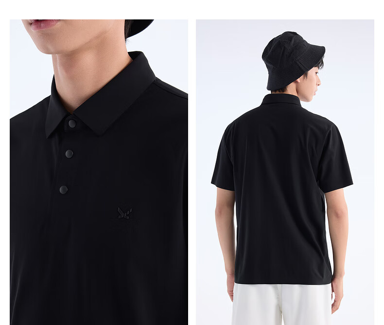 JOEONE Men's Short-Sleeve Polo Shirt, Moisture-Wicking Quick-Dry 7A Antibacterial Polo Shirt, Summer High-Elasticity Short-Sleeve T-Shirt for Me 6