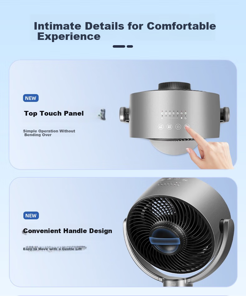 GREE Home Air Circulation Fan Smart Voice Remote Control Floor Fan Negative Ion DC Inverter Energy-Saving Quiet Oscillating Ventilation Fan FXDZ-2305Bvg5 11