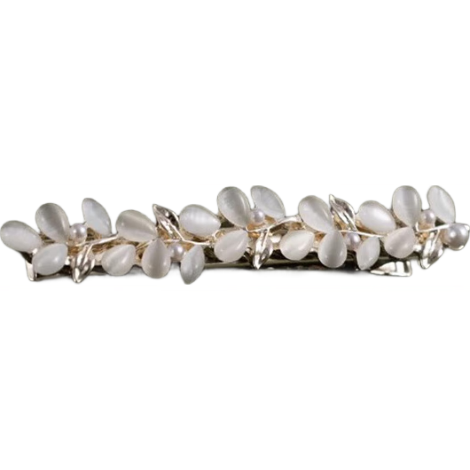 Xiangwan Flower Hair Clip Bangs Clip Side Hairpin One-Word Clip Hair Accessory Birthday Gift for Women