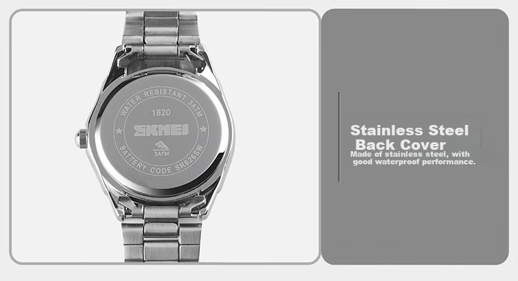 Skmei Fashionable, Unique, Light Luxury High-End Calendar National Watch Quartz Wristwatch Mechanical Style Women's Birthday Gift 7070 9