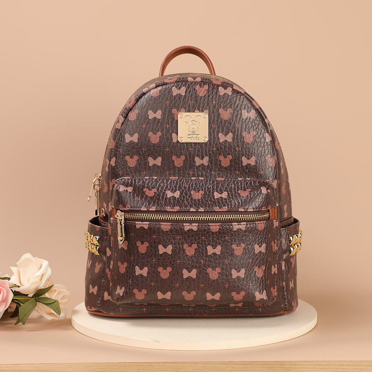Disney Women's Backpack Fashionable Double Shoulder Bag Girls' Backpack Birthday Gift for Girls Gift Box Set