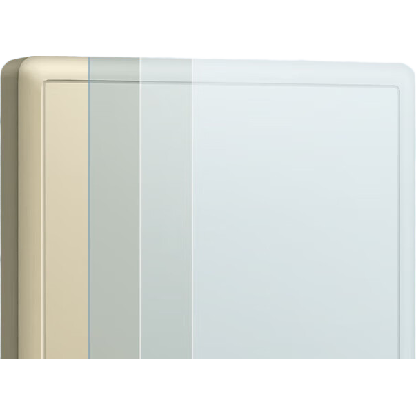 BULL Switch Socket G36 Series Splash-Proof Box Panel White Board G36B101, Champagne Gold Concealed Installatio