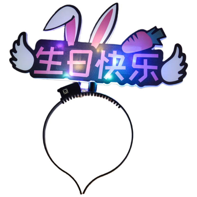 Ounizi Birthday Scene Setup Girl Birthday Props Atmosphere Boy Party Decoration Happy Birthday Headband