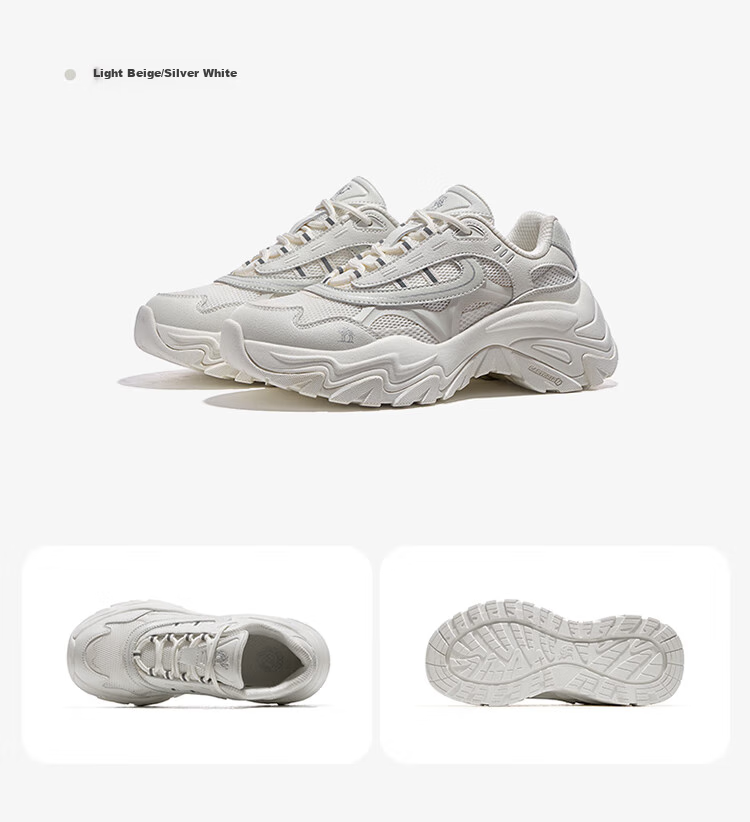 CAMEL [Yunyi] Outdoor Hiking Shoes Fashionable Versatile Thick Sole Height Increasing Non-Slip Casual Dad Shoes F25B397044 23