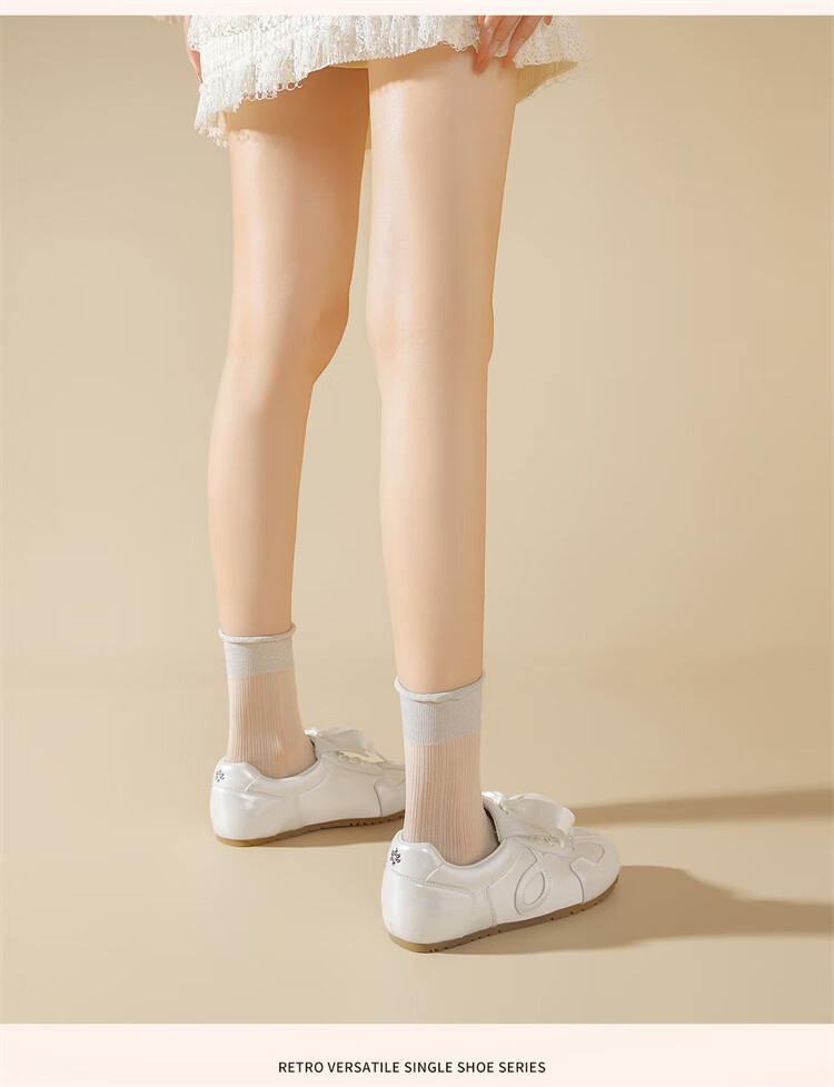DAPHNE Song Xi Same Style Ballet Training Shoes, Women's New Sneakers, Casual White Shoes, Beige, Size 37 9