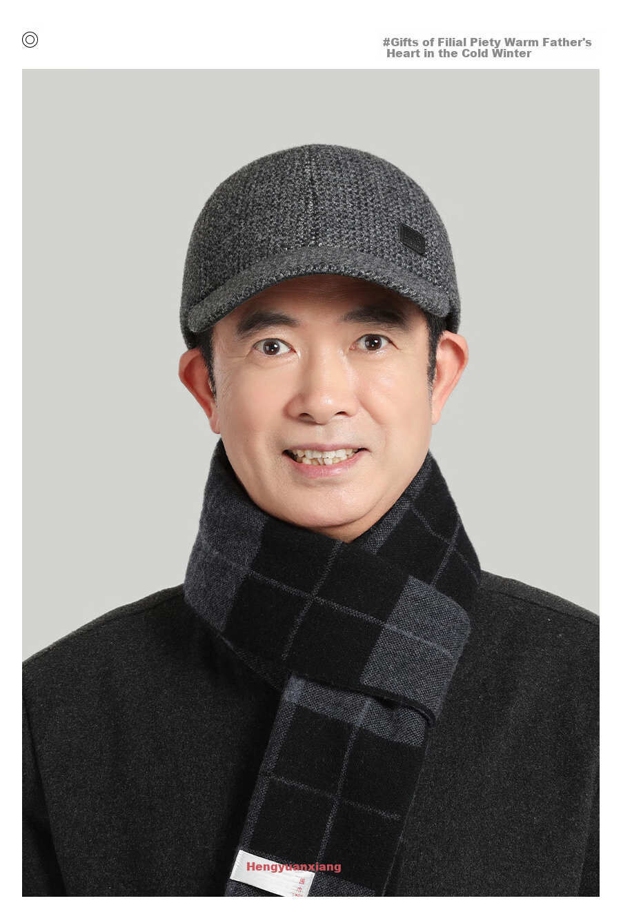 Hengyuanxiang Men's Winter Hat, Warm for Middle-Aged And Elderly, Thick Ear Protection Baseball Cap, Birthday Gift for Dad 13