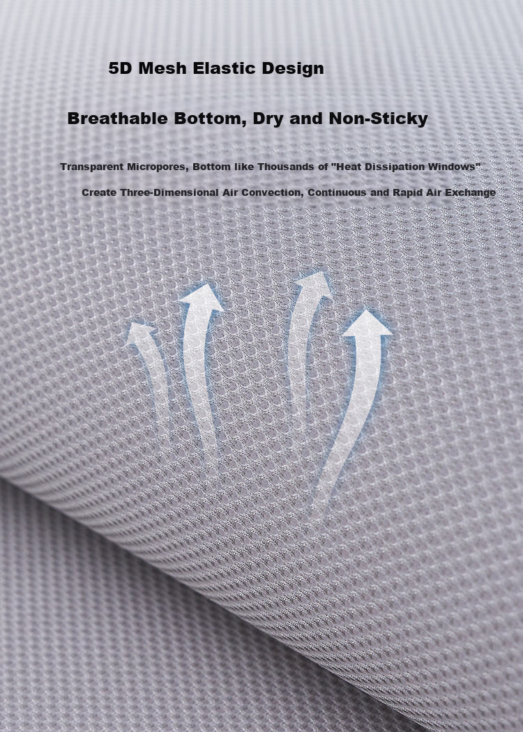 Laoxijiang Cooling Ice Silk Mat Class A Ice Silk Mat Cooling Mat Single Person Two-Piece Set Turkish Coffee 120*200 [Machine Washable] 9