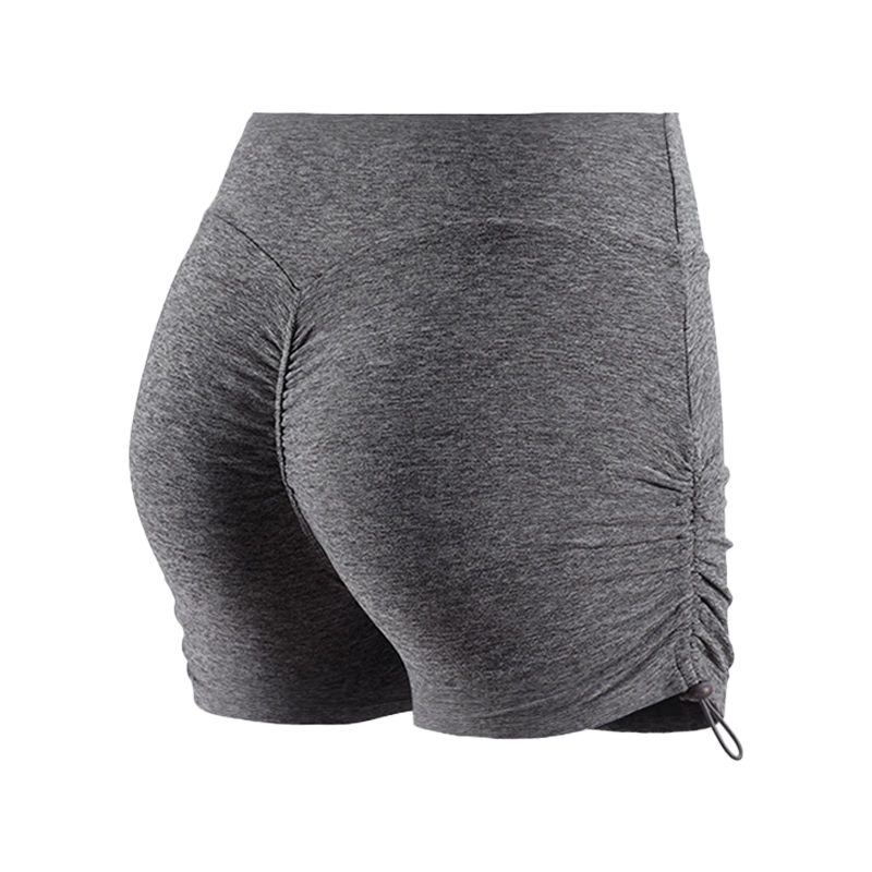 Xueqiman Women's Sports Biker Shorts Summer Fitness High-Waist Butt-Lifting Breathable Quick-Dry Yoga Shorts with Drawstring